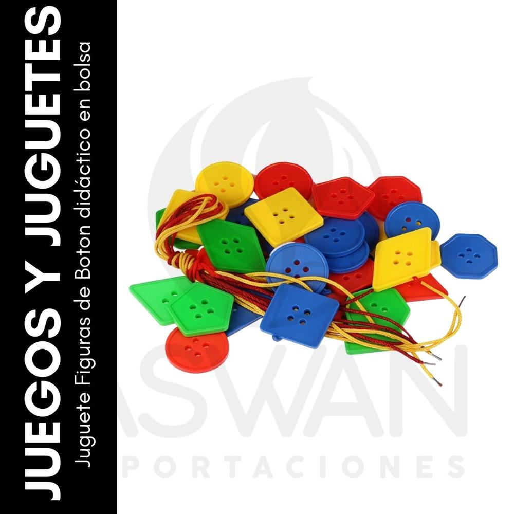Juguete Figuras de Boton didáctico en bolsa