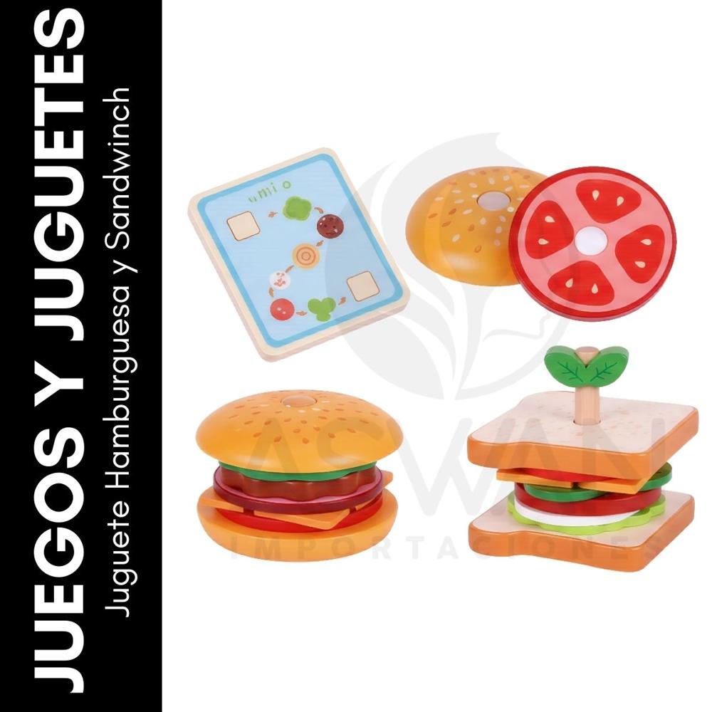Juguete Hamburguesa y Sandwinch