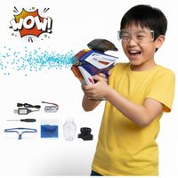 Pistola de Agua Futurista Juguete a Batería para Niños Accesorios Lanzador de Balines Hidrogel Azul