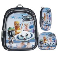 Mochila para Niños 3 en 1 Multipack Infantil Diseño Tralalero Tralala Personajes Vaca Saturnita