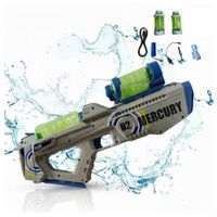 Pistola de Agua Mercury Lanzador de Agua para Niños Juguete Aire Libre Batería con Accesorios