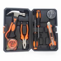 Kit de Herramientas de 7 Pcs  Manual Doméstico y Profesional Estuche  Portable Martillo Wincha