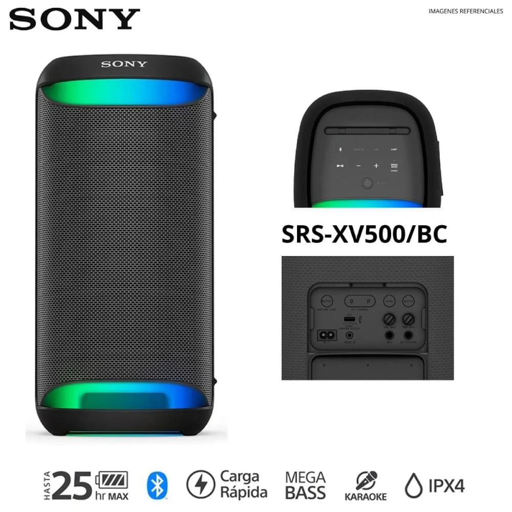 Sony SRS-XV500 parlante potente para fiestas