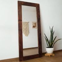 Espejo de Cuerpo Completo RAISSA Madera de Palets Reciclados añejo