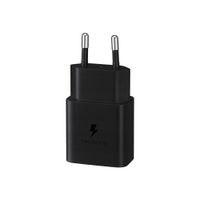 Cable Tipo C + Adaptador 15W Samsung EP-T1510XBEGWW Negro