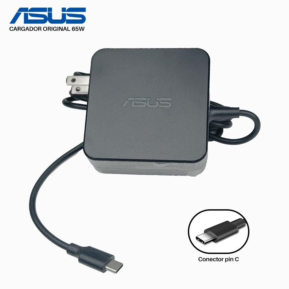 Cargador Asus Tipo C 20v 65w Para Laptop Negro Original