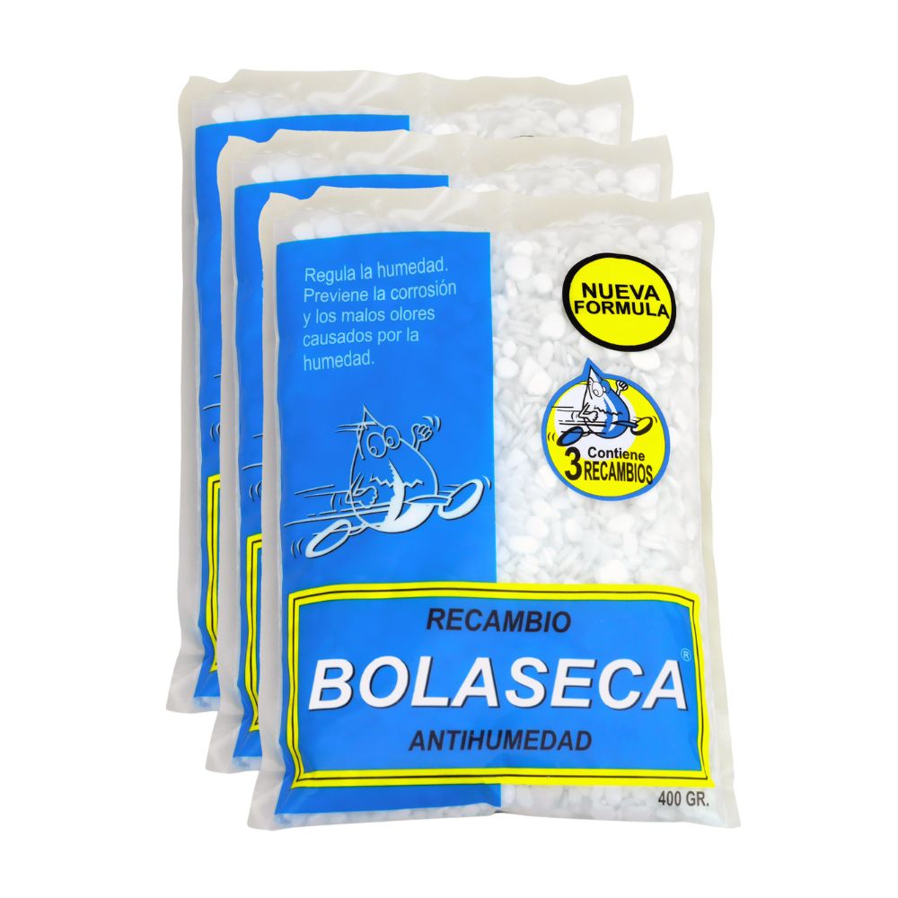 Recambio Deshumedecedor Bola Seca 400 g. x3 unid.