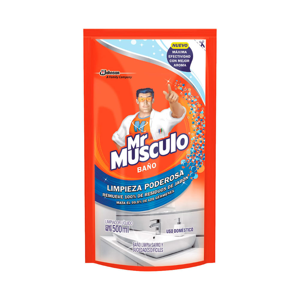 Limpiador líquido para baño Doy Pack 500 ml Mr Musculo
