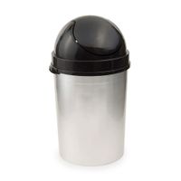 Papelera Cosmos Metalizada 54 Lt Rey