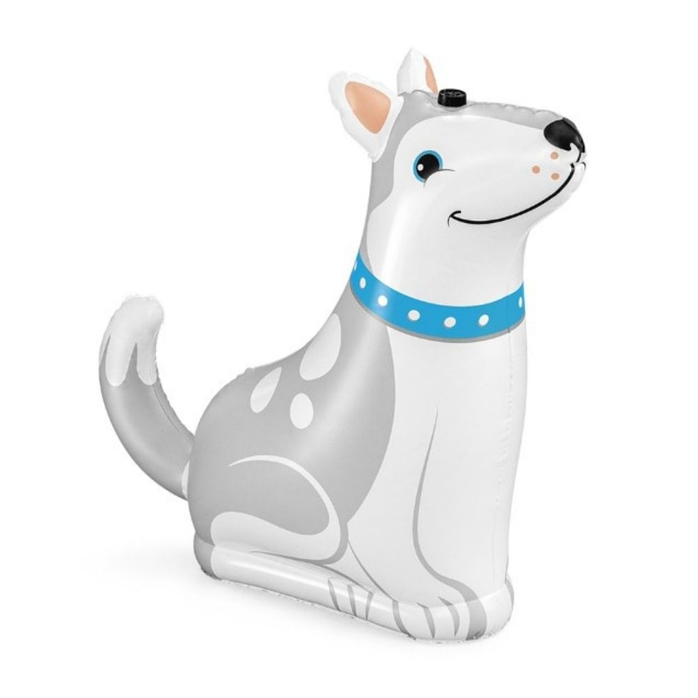 Aspersor Inflable Happy Husky Bestway Modelo 52570 PVC Blanco de 112x44x100cm