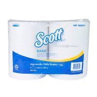 Papel Toalla Rollo Blanco Scott 2 X 200 Mt