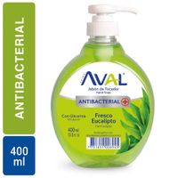 Jabón Líq Antibac Fresco Eucalipto Aval 400 Ml