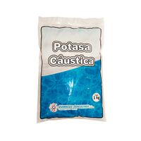 Potasa Caustica en Escamas 1kg Uso Industrial
