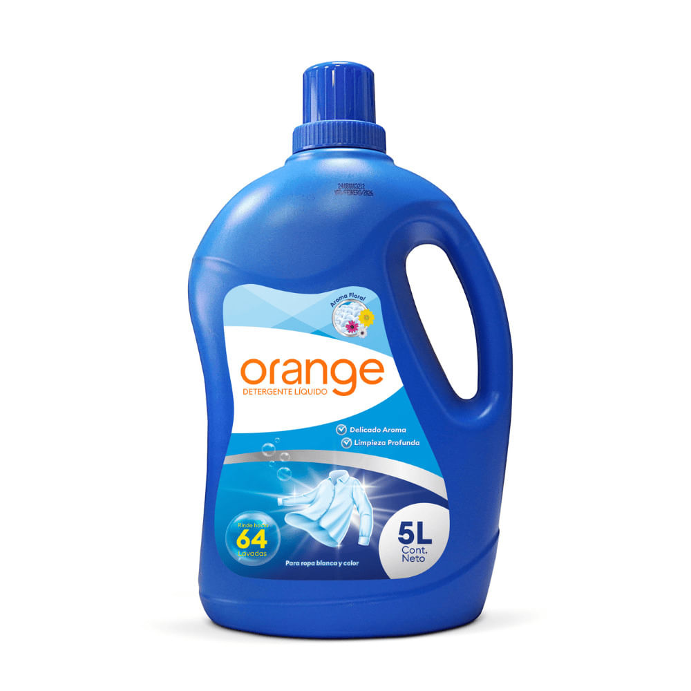Detergente líquido Orange Floral 5 litros Orange