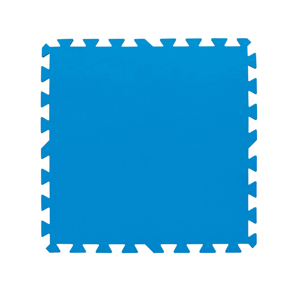 Piso de Polietileno Bestway para Piscina Azul 50x50cm x 9 piezas
