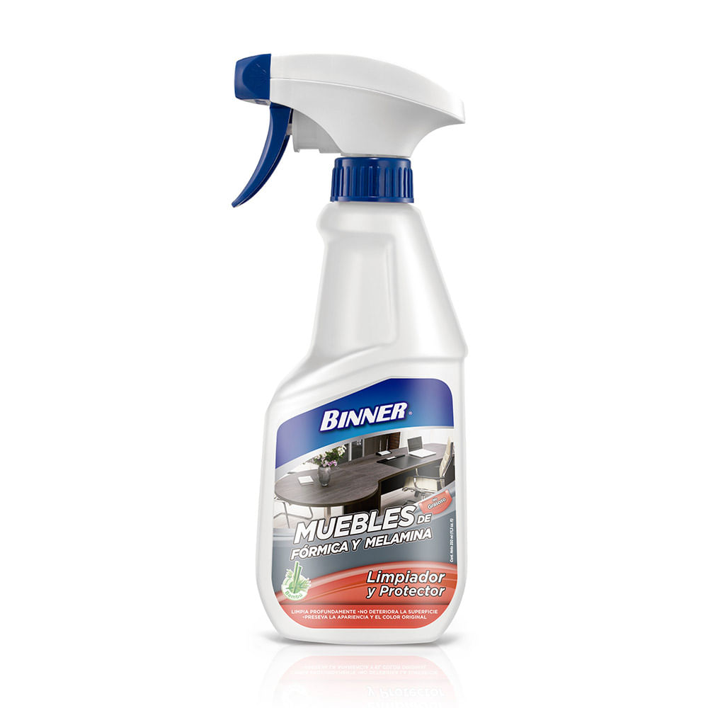 Limpiador Antipartículas Binner 350ml para Muebles de Melamina y Fórmica