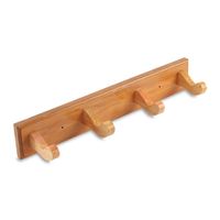 Perchero de Pino 4 Ganchos Natural Iforest