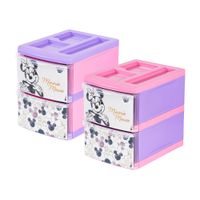 Organizador plástico de Minnie 2 niveles Reyplast