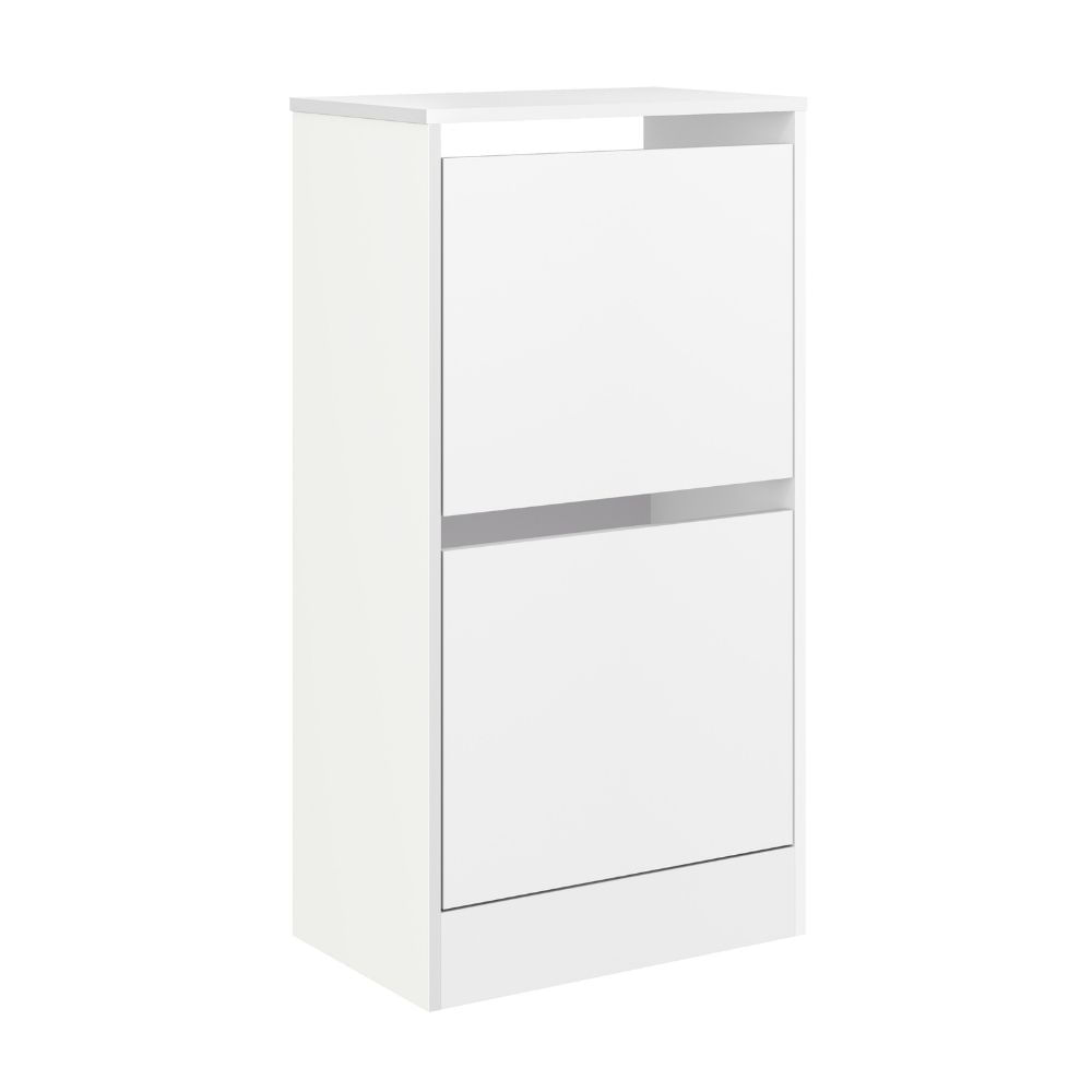 Zapatera 2 Puertas MDP Blanco 49x93.5x28.2cm