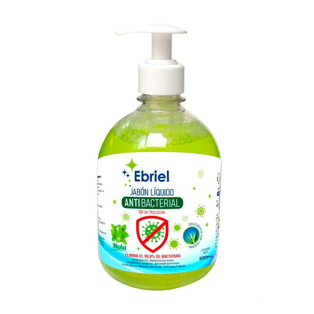 Jabón líquido Muña frasco 500ml Ebriel