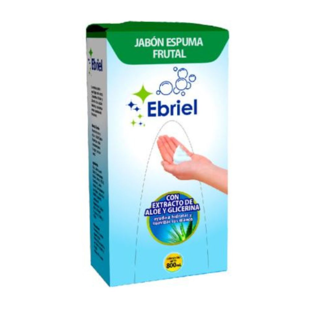 Jabón Espuma Ebriel Frutal 800ml