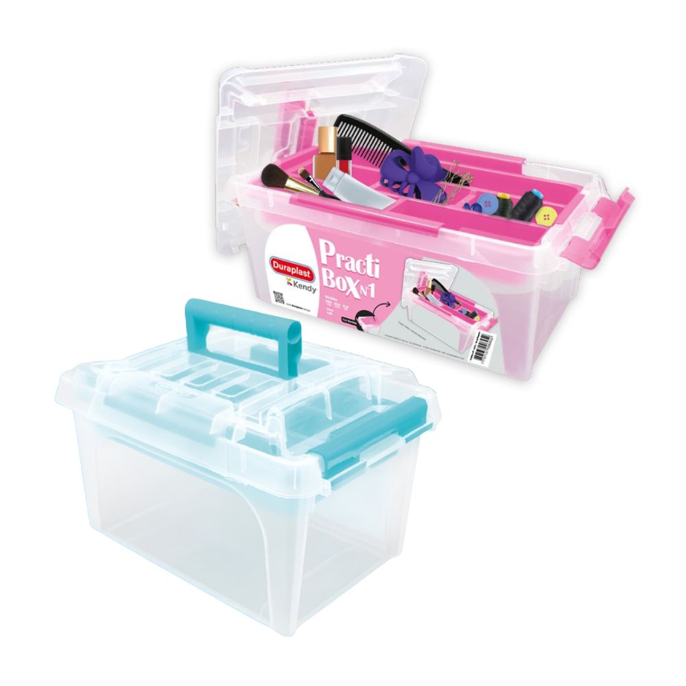 Caja Organizadora Duraplast Practibox N°1 Color Aleatorio, 4.25 Litros