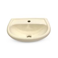 Lavatorio Italgrif Aruba Boné Beige de Loza Vitrificada 45.5x34x17.5cm