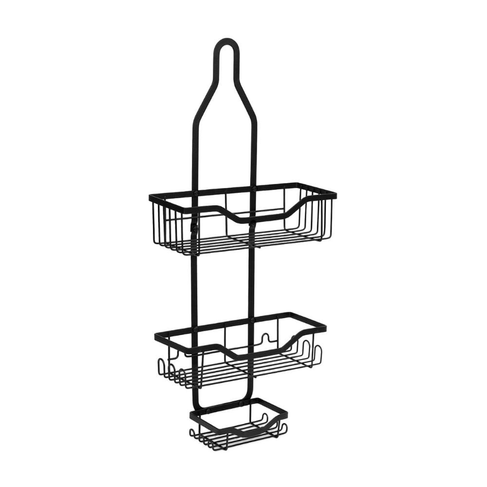 Organizador de Ducha Orange Modelo BWS121703 Cromado Hierro Negro de 3 Niveles