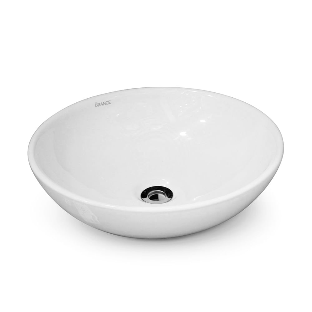 Ovalín Circular Orange Ascoli para Sobreponer 41cm Blanco