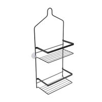 Organizador de Ducha Hierro Orange Modelo COMPACT Negro de 2 Niveles