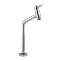 Llave de Lavatorio Bronce Vainsa Minimalista Lever Alta Plata Cromada