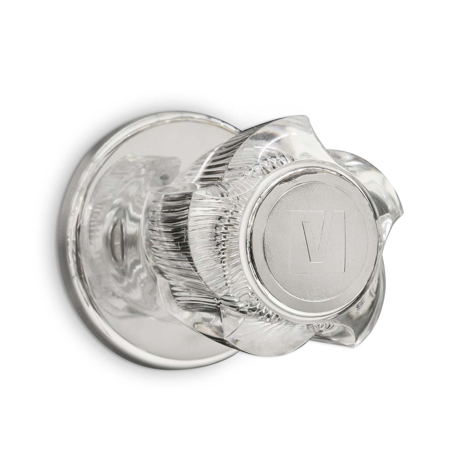Llave de ducha Vainsa Mares Cristal sin salida Cromado