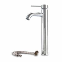 Mezcladora para Lavatorio Monocomando al Mueble Italgrif Punta Cana Alta Plata