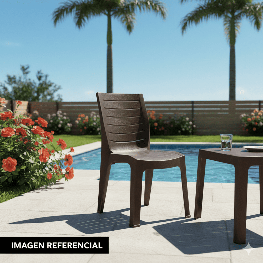 Silla Plástica Reyplast Roble sin Brazos - Promart