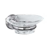 Jabonera de Acero/Vidrio Vainsa Klass Cromado Plata