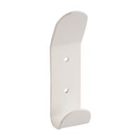 Perchero de Pared Simple 1 Gancho Blanco Ducasse