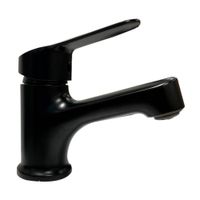Mezcladora Monocomando Tahiti Italgrif Negro