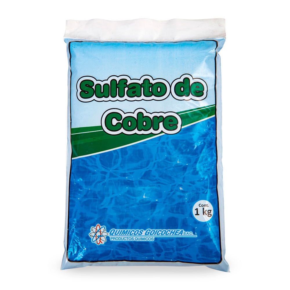 Sulfato de cobre para piscina 1 kg
