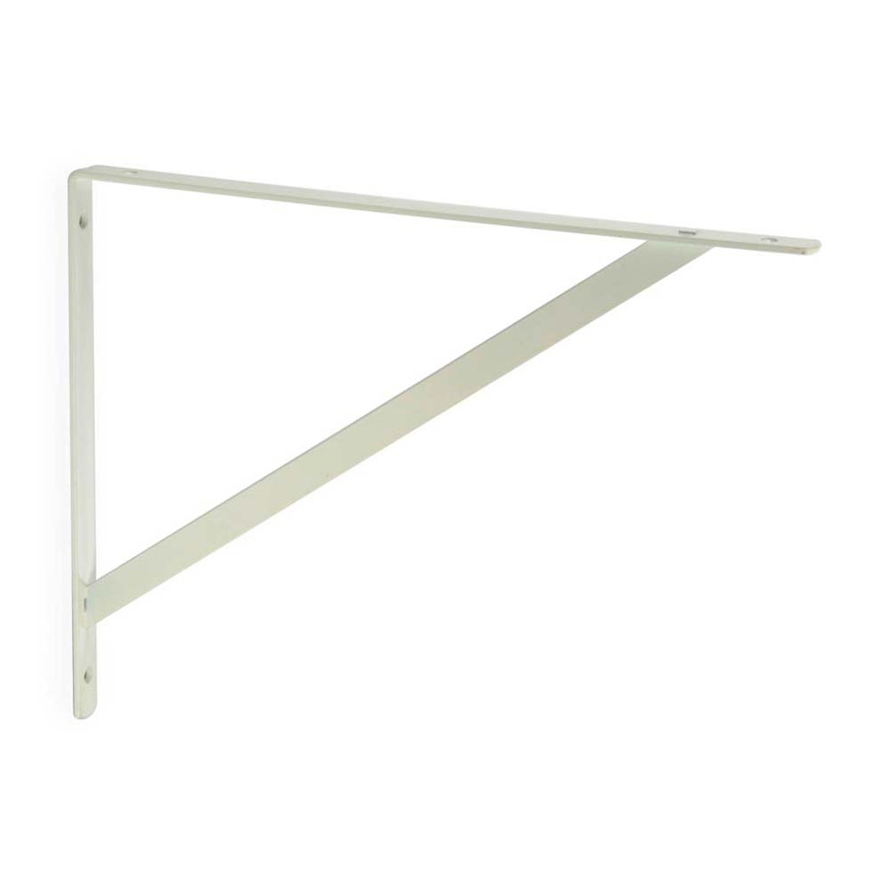 Soporte de repisa Triángulo 30cm Blanco Prat-K