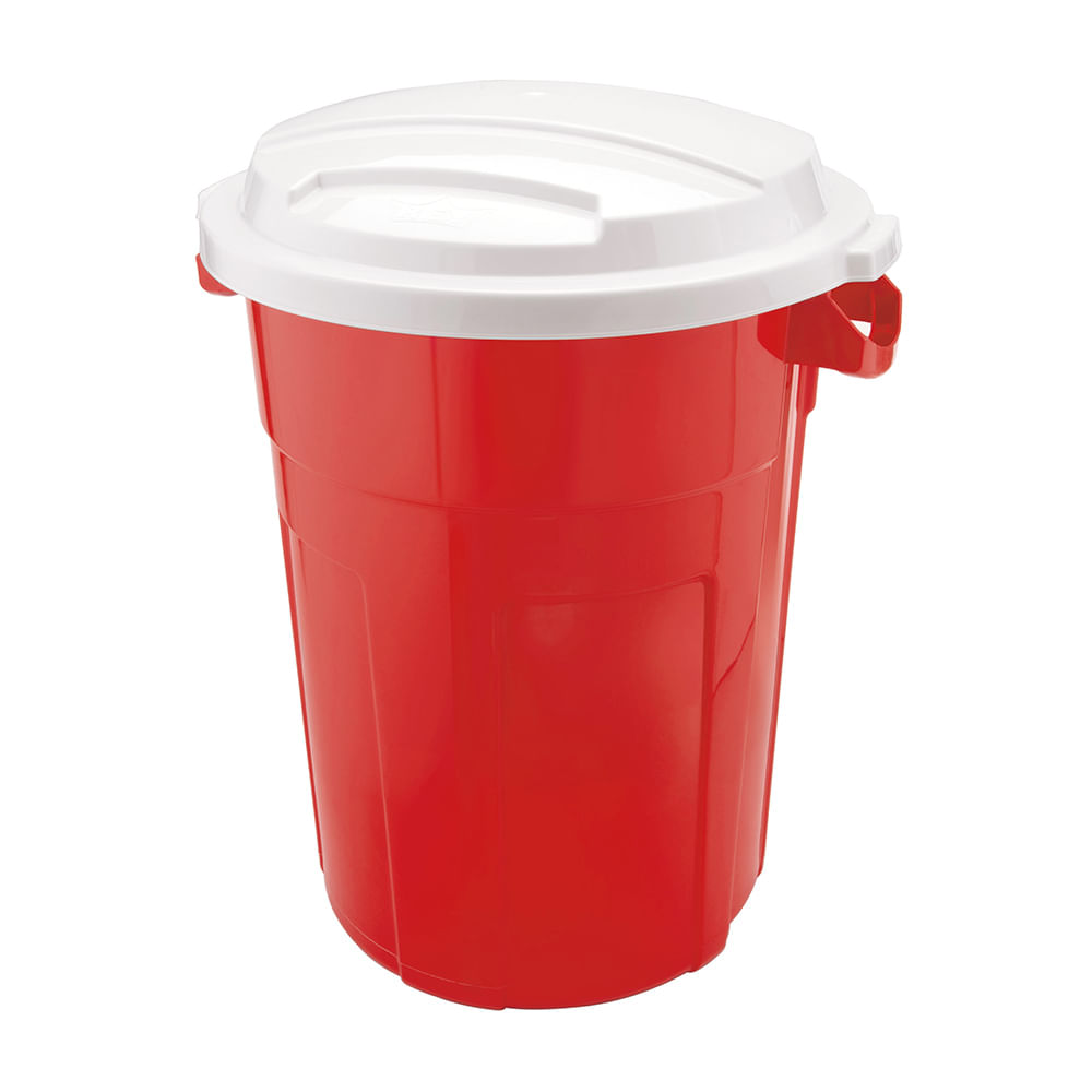 Tacho con tapa Super Rey 123 litros Reyplast