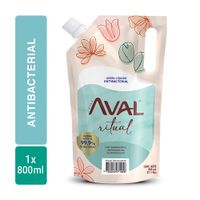 Jabon Líquido Antibac Ritual Refrescante Aval 800 Ml