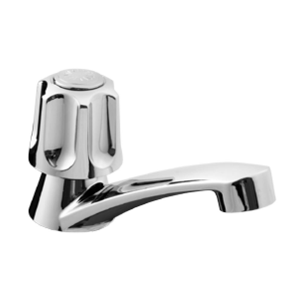 Llave de Lavatorio Italgrif Bávaro Cromada de Agua Fría