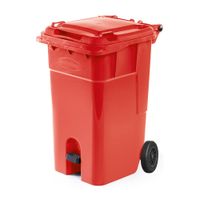 Tacho con pedal y ruedas N° 120 Rojo Polinplast