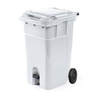 Tacho con pedal y ruedas N° 120 Blanco Polinplast
