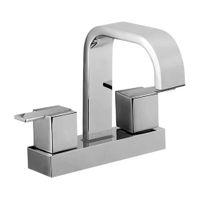 Mezcladora para Lavatorio Bimando al Mueble Vainsa Modena 4"" Baja Plata