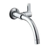 Llave de Lavatorio a la Pared Vainsa Line Plata