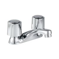 Mezcladora para Lavatorio Bimando Vainsa Mares Egeo 4"" Baja Plata