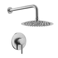 Mezclador de Ducha Monocomando Vainsa Steel