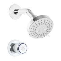 Mezcladora monocomando ducha Trebol Della con salida