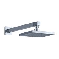 Salida de Ducha Vainsa Española Cromada de Pared Cuadrada 40cm